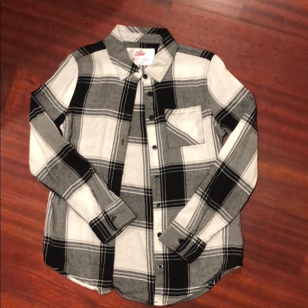 Girl’s size 12 Justice flannel shirt